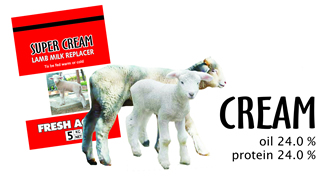 Lamb Milk Replacer Fresh Acres Ltd - Cream